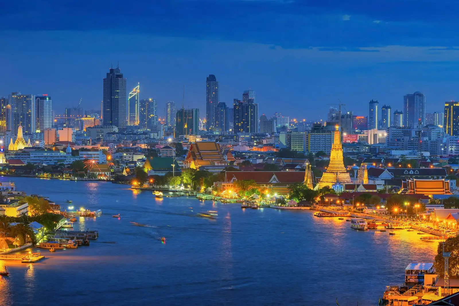 The Bangkok riverside