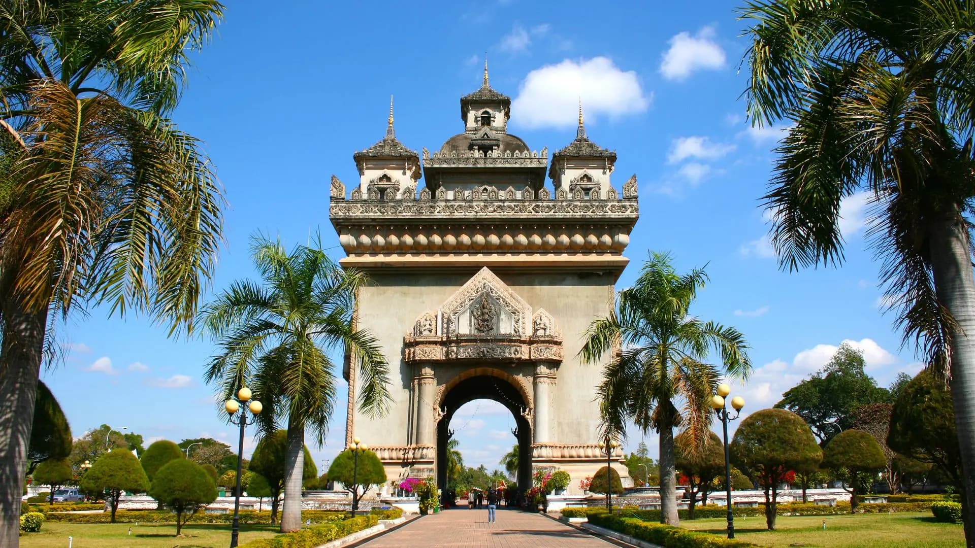 Patuxay victory gate, Vientiane, Laos