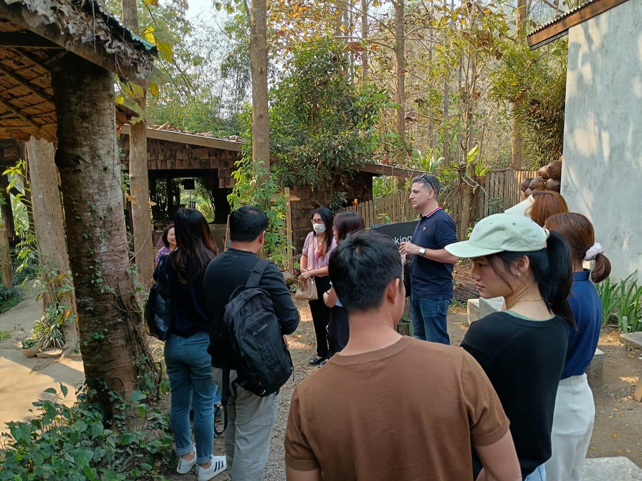 DMC Connect local guide leading a tour group