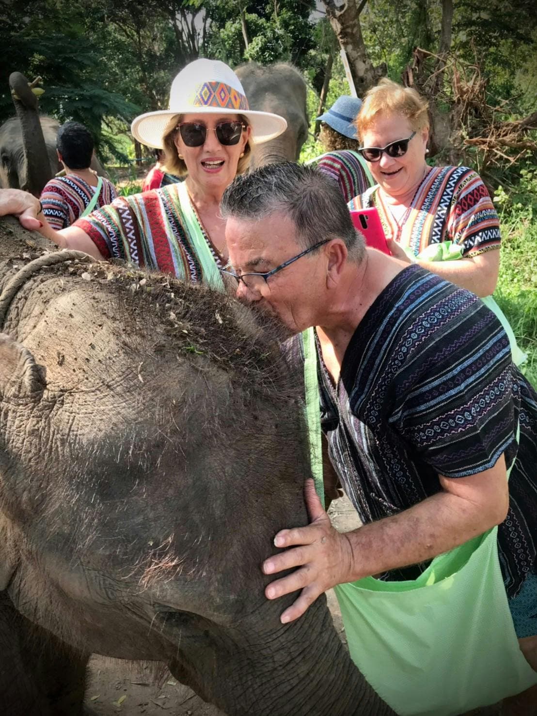 Travelers on a tailor-made DMC Connect tour